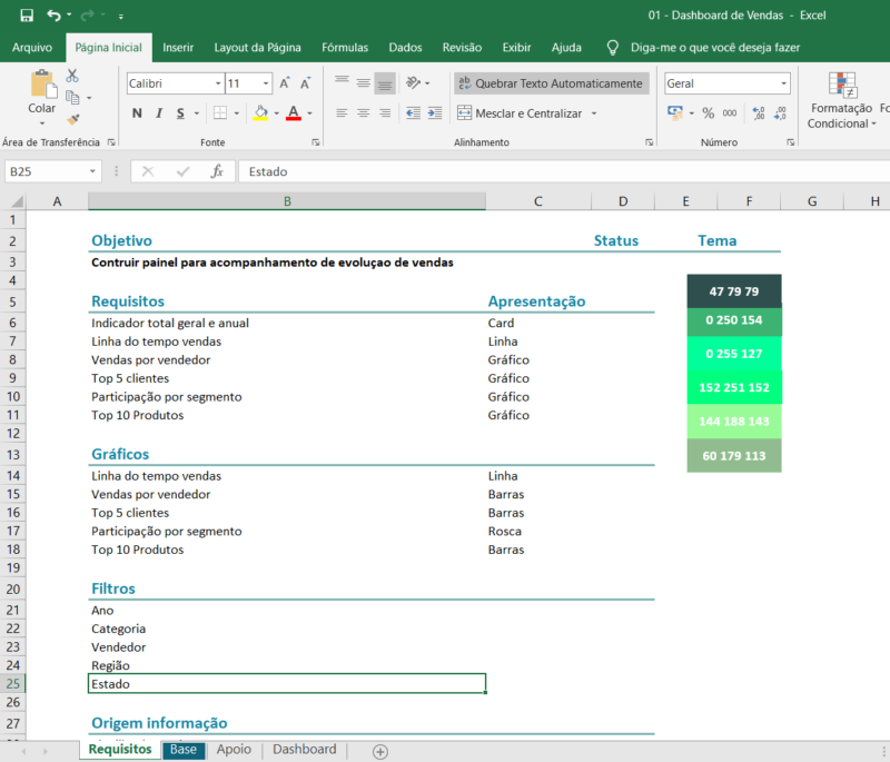 Dashboard Excel - Vendas - Image 4
