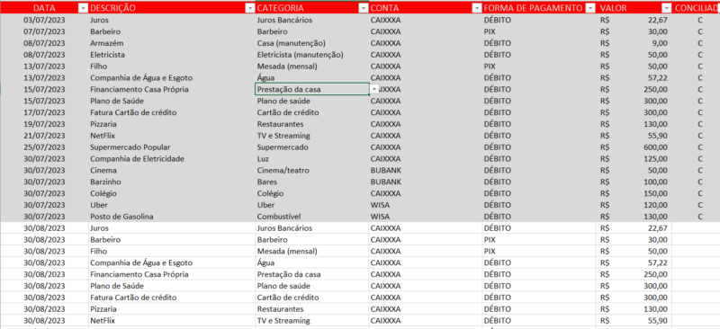 Dashboard - Finanças Pessoais - Power BI - Image 10