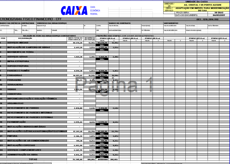 Dashboard - Engenhária - Gestão de Obra 2 - Power BI - Image 6